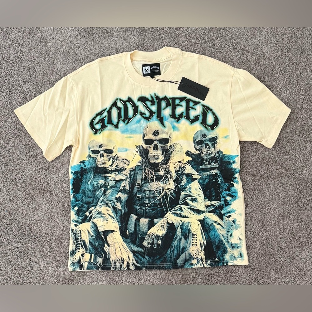 Godspeed Cream Graphic Tee